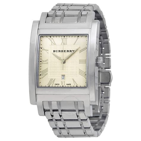 stainless steel burberry watches|burberry watch gold.